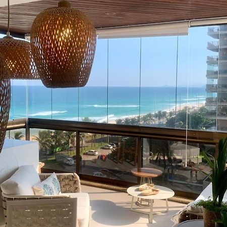 Lindo Apto No Melhor Lugar Da Barra Da Tijuca! Com Uma Vista De Tirar O Folego, Frente Para O Mar! Totalmente Equipado E Decorado Ao Lado Dos Melhores Hoteis E Quiosques Da Barra! Portaria 24H, Piscina, Sauna, Jacuzzi, Academia, Garagem, Wi-Fi, Lavan Рио де Жанейро Екстериор снимка